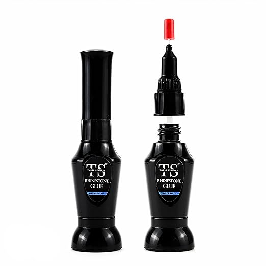 THR3E STROKES Strong Nail Rhinestone Glue Gel - Precise Adhesive 8ml